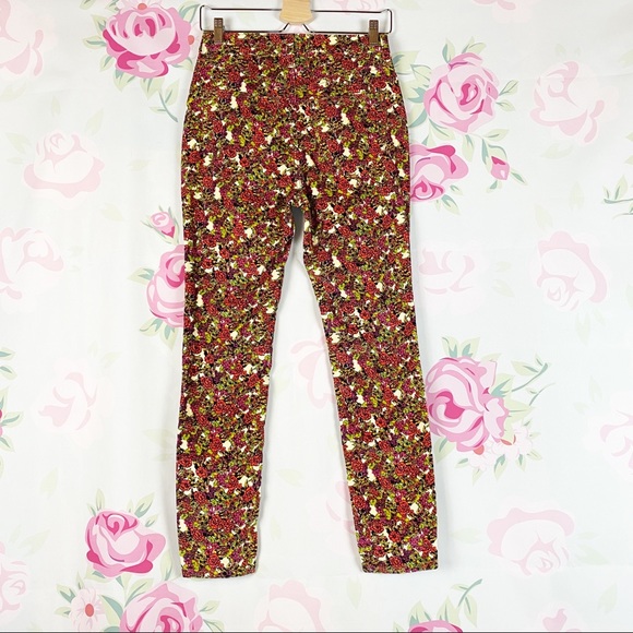 NEW Free People Sun Chaser Floral Skinny Pants - Picture 10 of 16